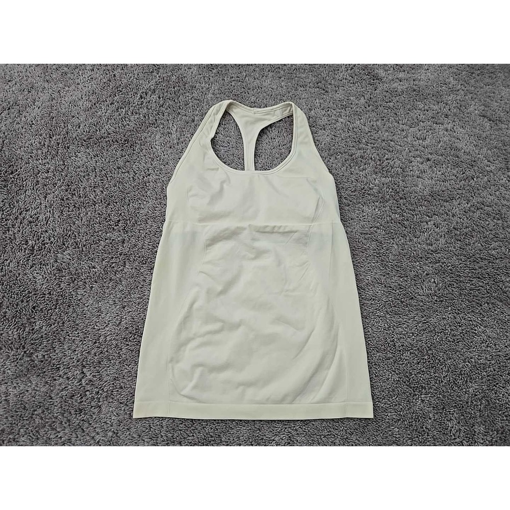 Lululemon Tank Top Womens 6 XS Ivory‎ Racerback Athletic Yoga Gym